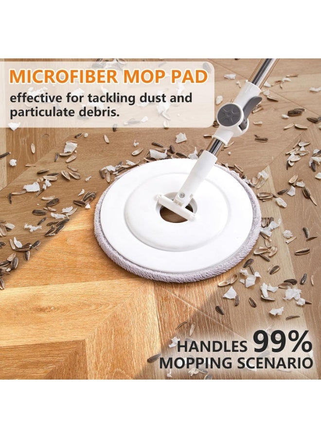 إيسي طقم دلو ممسحة، دلو قابل للطي مع تصميم ممسحة دوّارة وممسحة مسطّحة، يتضمن 3 وسادات ممسحة قابلة للاستبدال لتنظيف الأرضيات بعمق - Image 5